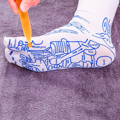 SAKURA™ Reflexology Socks + Massage Sticks